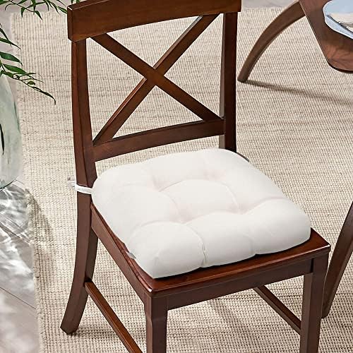 Magpie Fabrics 19"x19" Tufted Seat Cushion 2 Pack, U-Shaped Patio