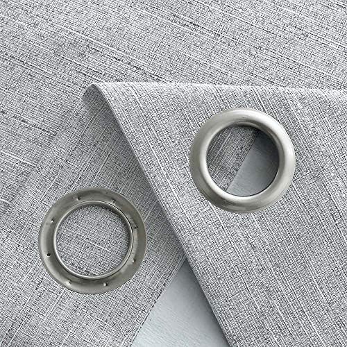 North Hills Double Tone Color Jacquard Textured Weave Curtains