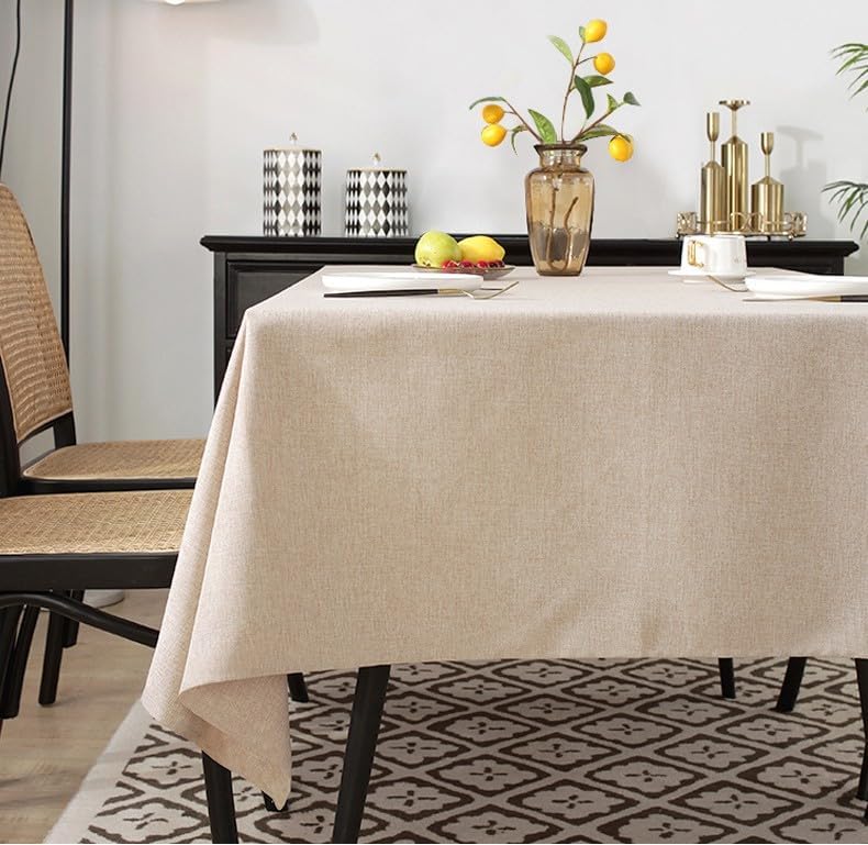Solid Color Rectangular Tablecloth