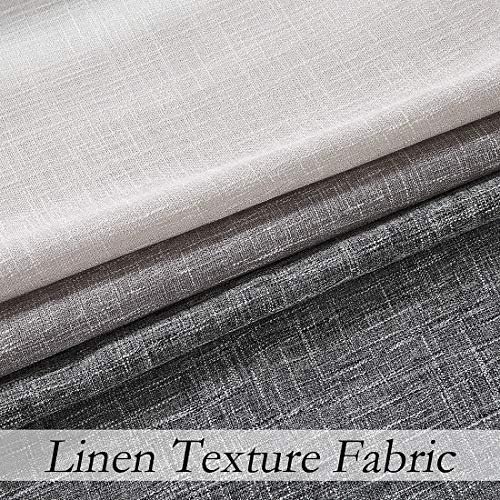 Central Park Ombre Backtab Semi Sheer Curtain, Cream White to Gray