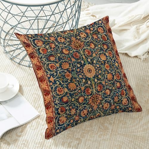Boho Floral Pillow Covers 20x20 Set of 2, William Morris Flower