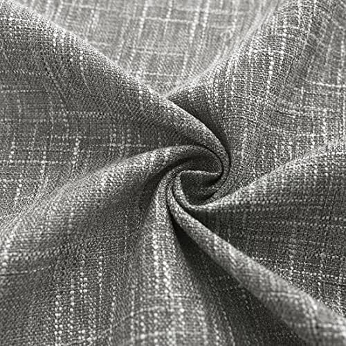 Central Park Ombre Semi Sheer Curtain, Cream White to Grey, 40" Wx84
