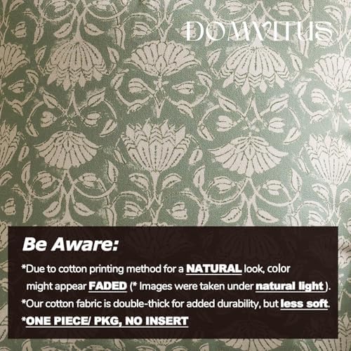 DOMVITUS Floral Pillow Covers 20x20 Decorative Throw Pillow Covers