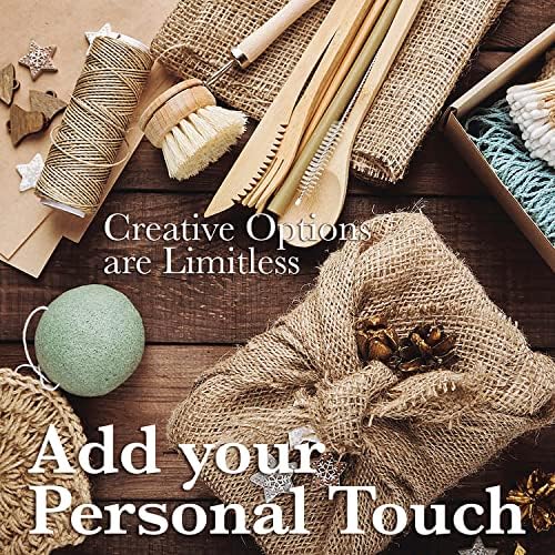 Burlap Table Runners, 12 x 108 Inch - 10 Pack Outdoor Jute Table