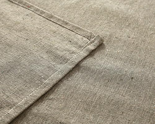 Gualiy Dining Table Cloth Protector, Cotton Linen Tablecloth 70x70CM