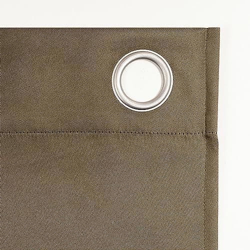 Sun Zero Soho 2-Pack Energy Saving Noise Reducing Blackout Grommet