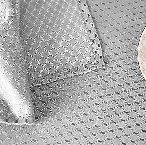 Tektrum Heavy Duty 60 X 120 inch Rectangular Elegant Waffle Weave