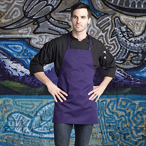 Uncommon Threads Unisex Adjustable No Pocket Restaurant Bib Apron