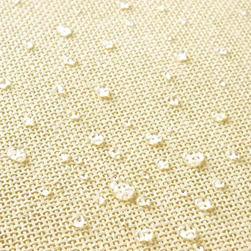 Martha Stewart Woven Water Resistant Lindos Placemat Set 6-Pack, 15"