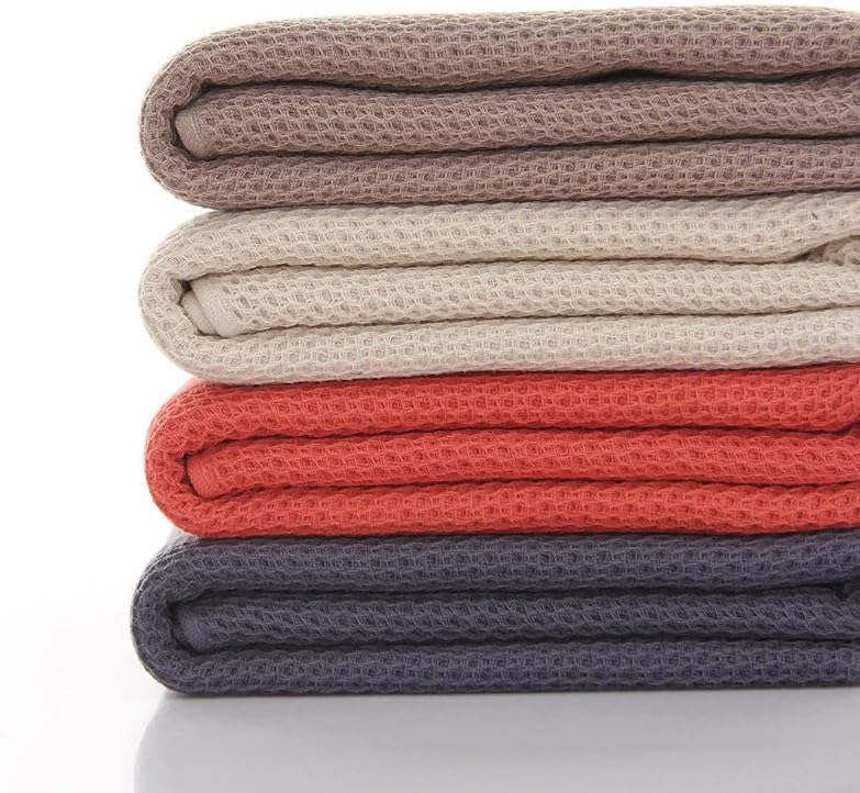 100% Cotton Waffle Dish Towels 4 Pack, Heavy Duty Honeycomb Waffle