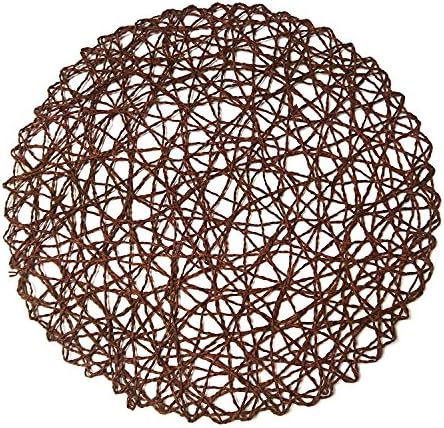 wellhouse Round Paper Fiber Woven Place Mats Decorative Placemat