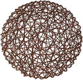 wellhouse Round Paper Fiber Woven Place Mats Decorative Placemat