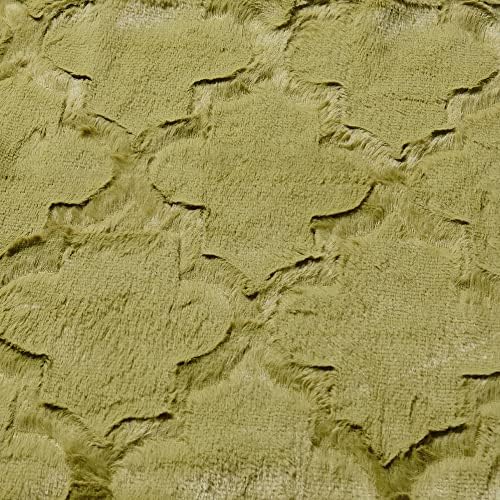 Home Soft Things Brushed Faux Fur Throw with Sherpa Backing, 60" x