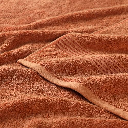 BLUENILEMILLS Egyptian Cotton Plush Towels, Towel Set for Bathroom