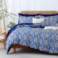 LONAVA King Paisley 3 Pcs Duvet Cover Set, Breathable Soft Microfiber