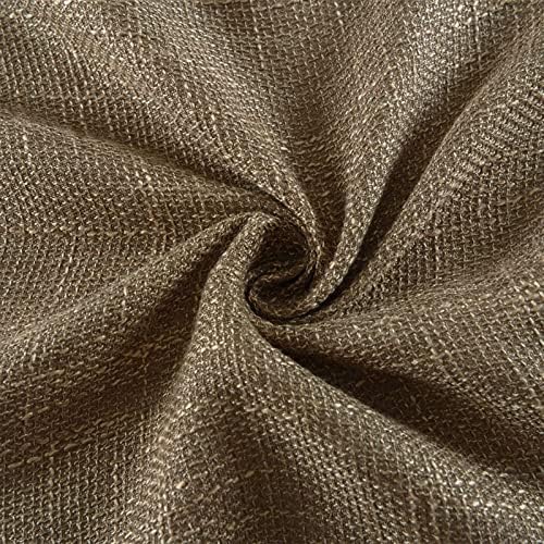 Valea Home Soft Burlap Look Natural Tan Rod Pocket Window Curtain