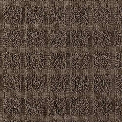 DII Basic Terry Collection Solid Windowpane Dishcloth Set, 12x12