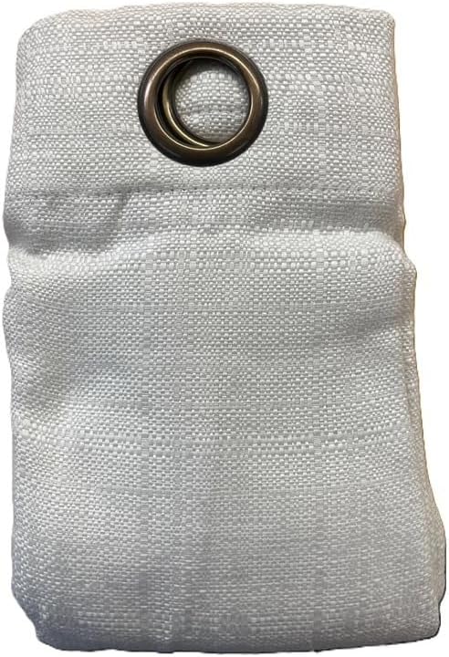 Set of 2 Gramerly Textured Curtain Panels with Grommet Top