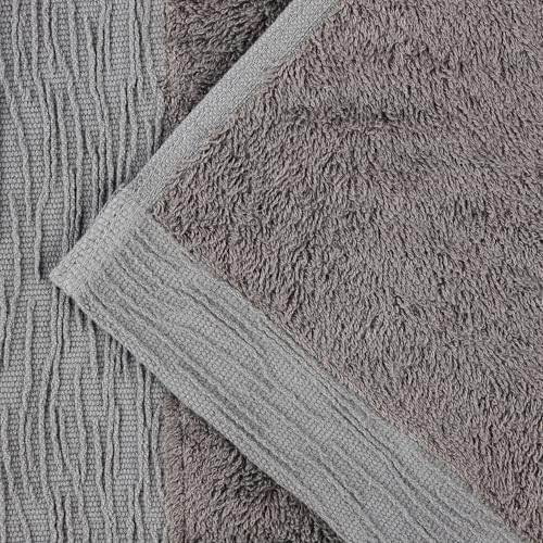 Superior Rayon from Bamboo Blend 12-Piece Towel Set, Luxury Quick Dry