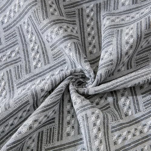 Cotton Linen Rectangle Tablecloth, Washable Wrinkle Free Table Cloth