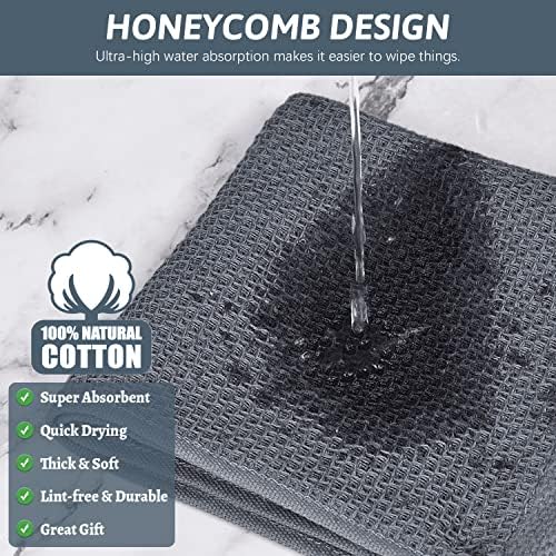 Nialnant 12 Pack Dish Towels,100% Cotton Kitchen Towels,Soft and