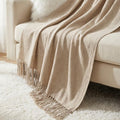 Chenille Lightweight Blanket Sofa Throw Travel Blanket Outdoor Wrap