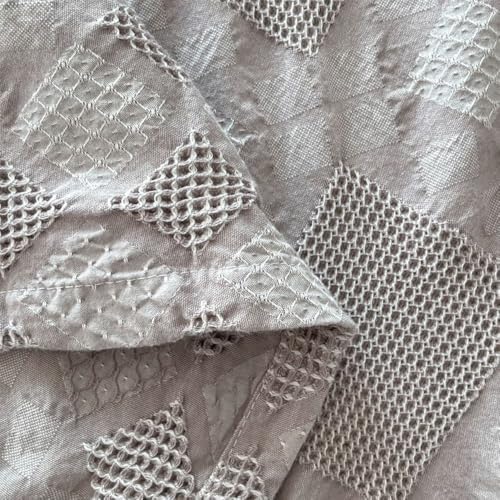 100% Cotton Waffle Knit Blanket,Lightweight,Breathable and Soft