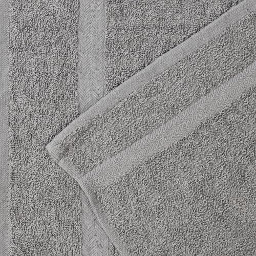 SUPERIOR 12-Piece Cotton Assorted Towel Set, Includes 6 Face Towel, 4