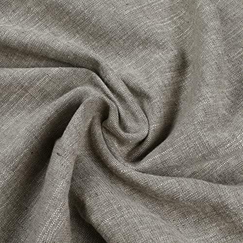 TWOPAGES Linen Cotton Curtains 108 Inches Long Heavyweight Light
