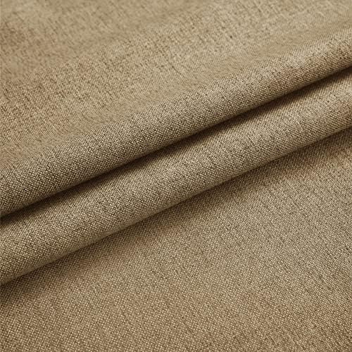 Fcosie 42" W x 72" L Grommet Blackout Curtains for Living Room, Thick