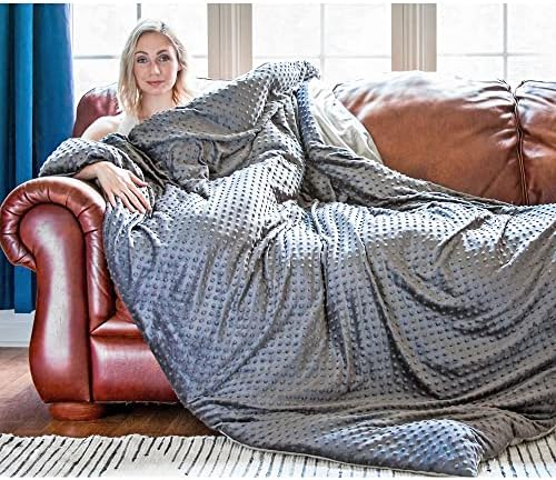 Harkla Kids Weighted Blanket - 10lb Cooling Weighted Blanket for Kids