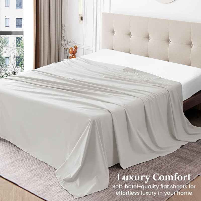 Egyptian Cotton Flat Sheet, Luxury and Softest Premium Hotel Quality