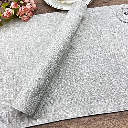 Weabetfu Cloth Placemats Set of 4 Heat Resistant Dining Table Place
