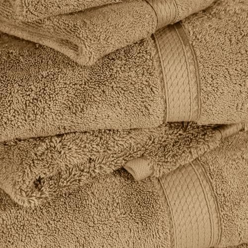 Luxury Heavyweight Egyptian Cotton Towels, Towel Set for Bathroom