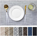 LEXMORE PlaceMats Set of 12 Vinyl/Plastic Woven Place Mats for Kitchen
