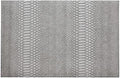 Faux Leather Placemat, 12"X17.5", Set of 6, Crocodile Gray
