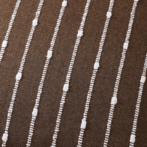 decorUhome Striped Decorative Throw Pillow Covers 22x22 Set of 2