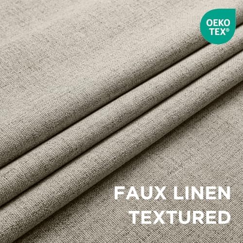 CUCRAF 100% Blackout Curtains 84 inches Length 2 Panels Set, Room