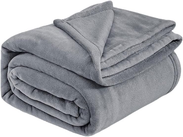 All Season Fleece Throw Blanket 60x80 Inches - Super Soft, Warm &