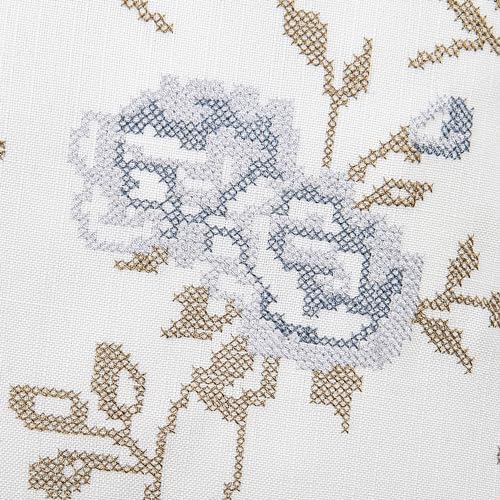 Home Soft Things Embroidered Canvas Decorative Throw Pillow Covers