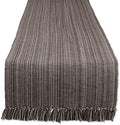 DII Variegated Tabletop Collection, Table Runner3x108, Gray