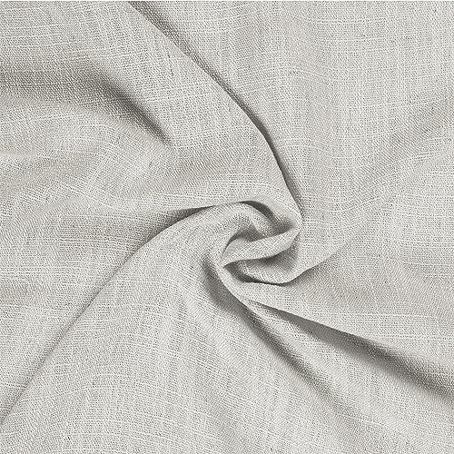 HOMERILLA Sheer Linen Curtains 96 Inches Long, Room Darkening