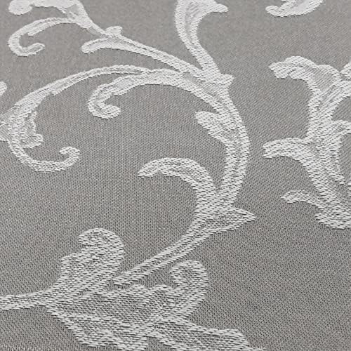 CAIT CHAPMAN HOME COLLECTION Solid Color Scroll Jacquard Woven