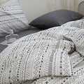 4 Piece Cotton Floral Bedding Set, Floral Bedding Duvet Cover Set