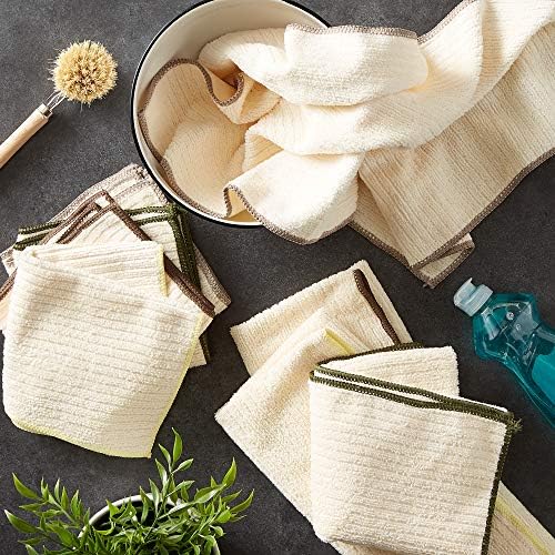 DII Cleaning Collection Soft Highly Absorbent Microfiber, Dishcloth