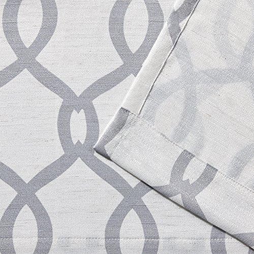 EXCLUSIVE HOME Kochi Light Filtering Linen Blend Grommet Top Curtain
