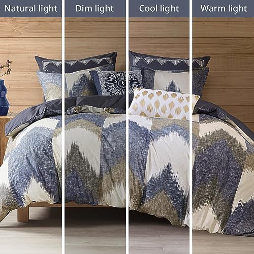 Ink+Ivy Queen Size Comforter Set, Cozy Cotton Comforter, All Season
