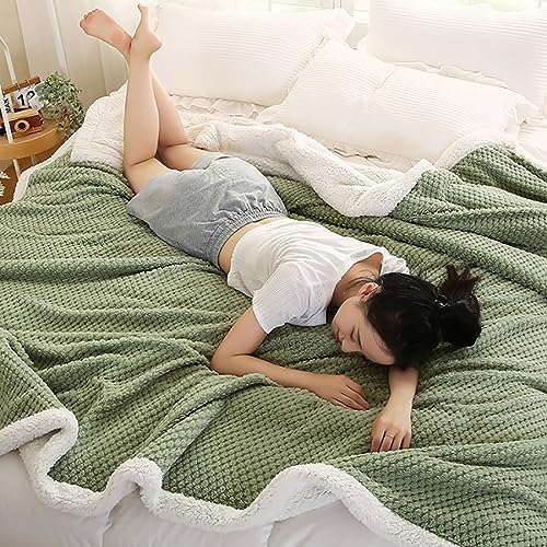 Fluffy Comfy Blankets, Fleece King Size Throw Blanket for Bed