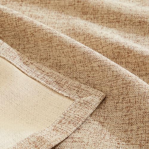 ZeeMart Burlap Style Farmhouse Table Runner, 14x36 Inches Warm