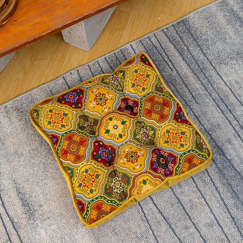 vctops Boho Velvet Chair Seat Cushions for Kitchen Dining Room Chairs